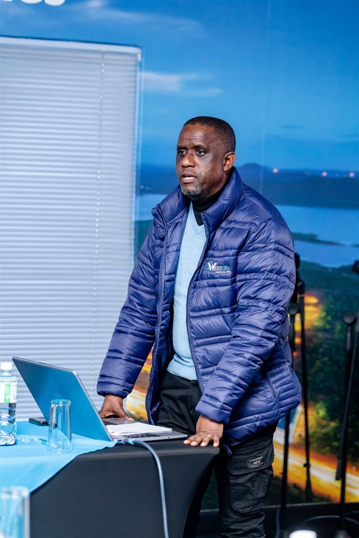 Kagiso Rantswaneng during a Westlife engagement session